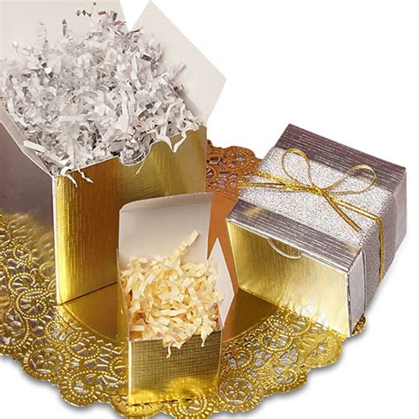 Metallic Gift Boxes 